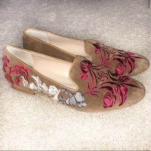 Anthropologie 🪴 Billy Ella embroidered flats